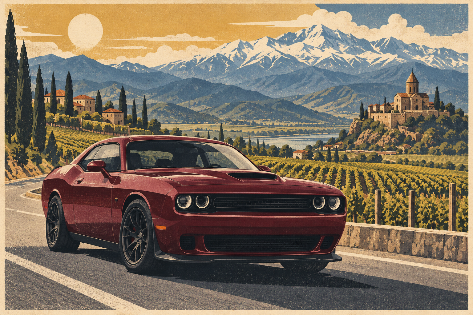 Dodge Challenger Scat Pack 6.4 в Грузии: как спланировать поездку - Аренда авто в Грузии ⭐ Публикации о прокате авто в Грузии