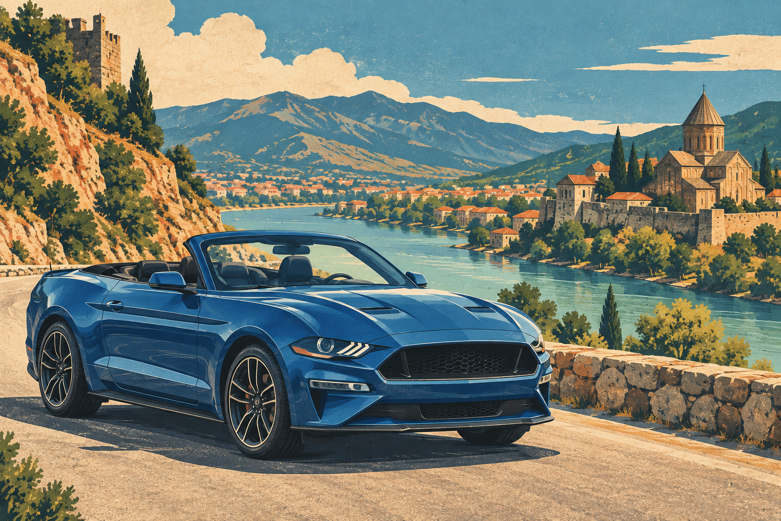 Ford Mustang New 2025 in Georgia: Planning a Convertible Trip - Car Rental in Georgia ⭐ Publications about car rental